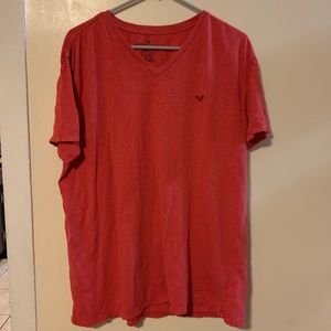 American Eagle Men’s Legend T V Neck Orange Red XL